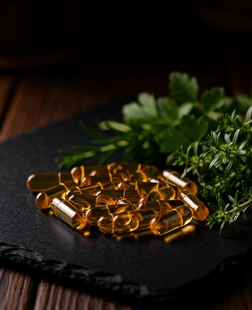 Natural capsules for venous tone ingredients